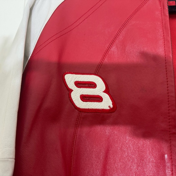 Vintage Dale Earnhardt Jr. Women's Large Wilson Leather Nascar Budweiser Jacket - Picture 4 of 10